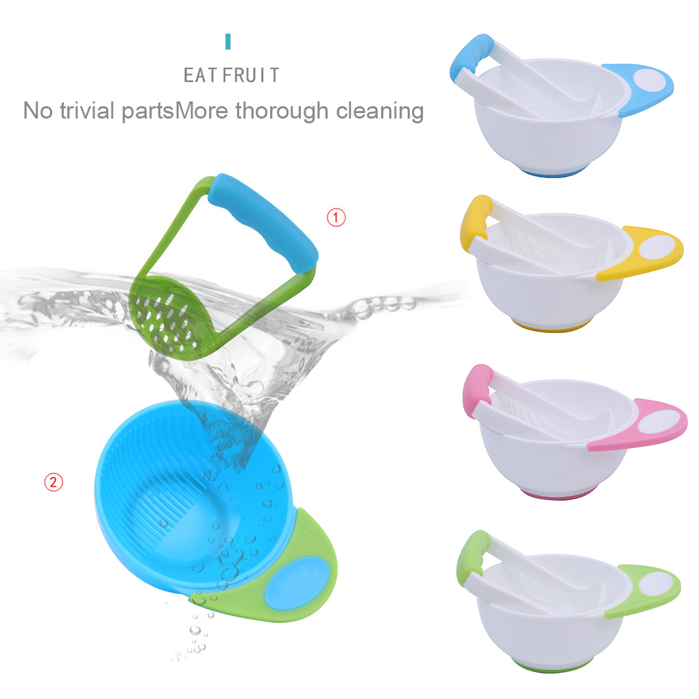 Baby Grinding Bowl Manual Kids - Baby Food Grinding Bowl avaliação e preço